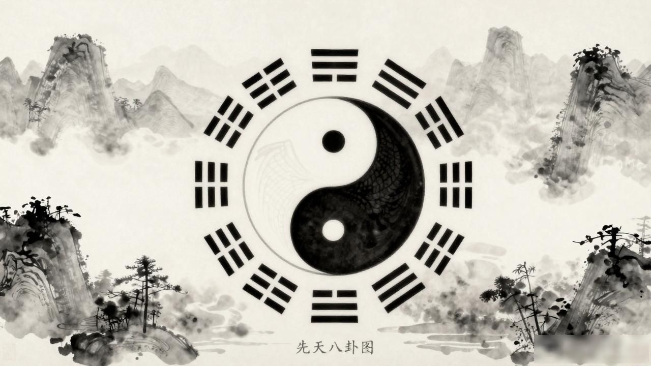 先天八卦图