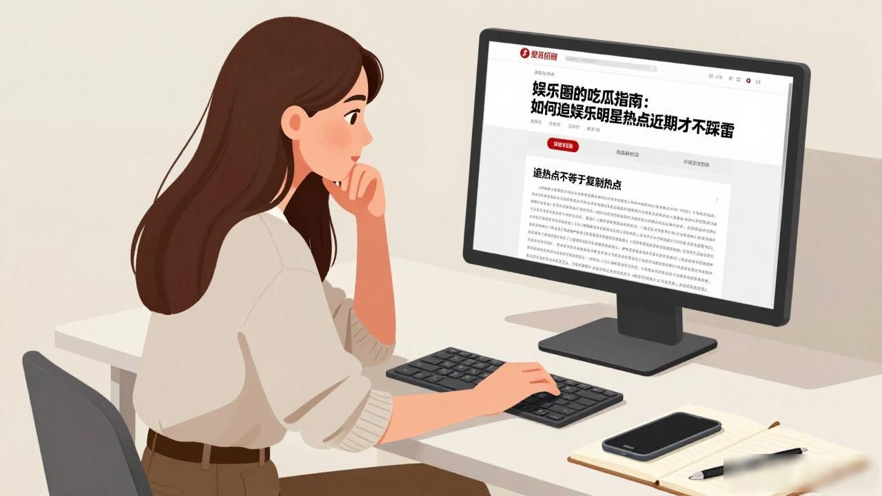 娱乐圈的吃瓜指南：如何追娱乐明星热点近期才不踩雷