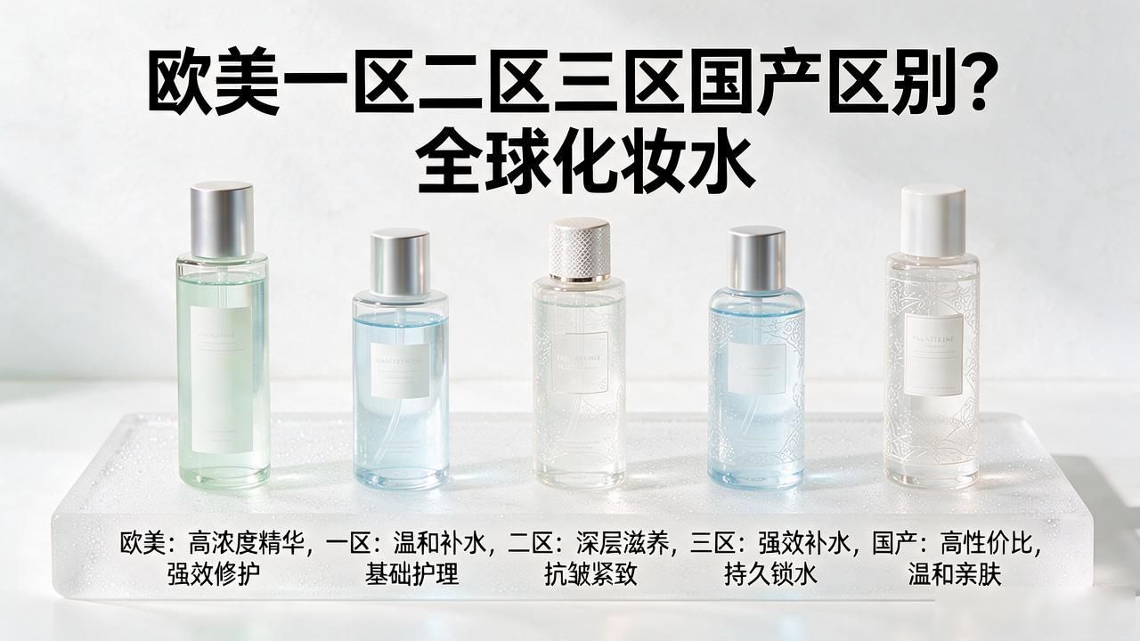 欧美一区二区三区国产区别?全球化妆水